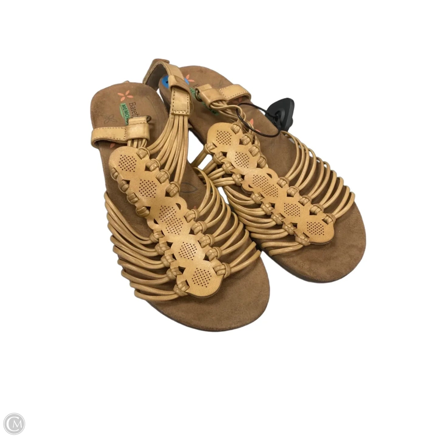 Sandals Flats By Cme In Tan, Size: 7.5