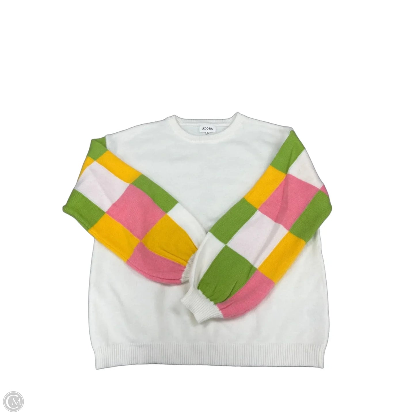Sweater By Adora In White, Size: M