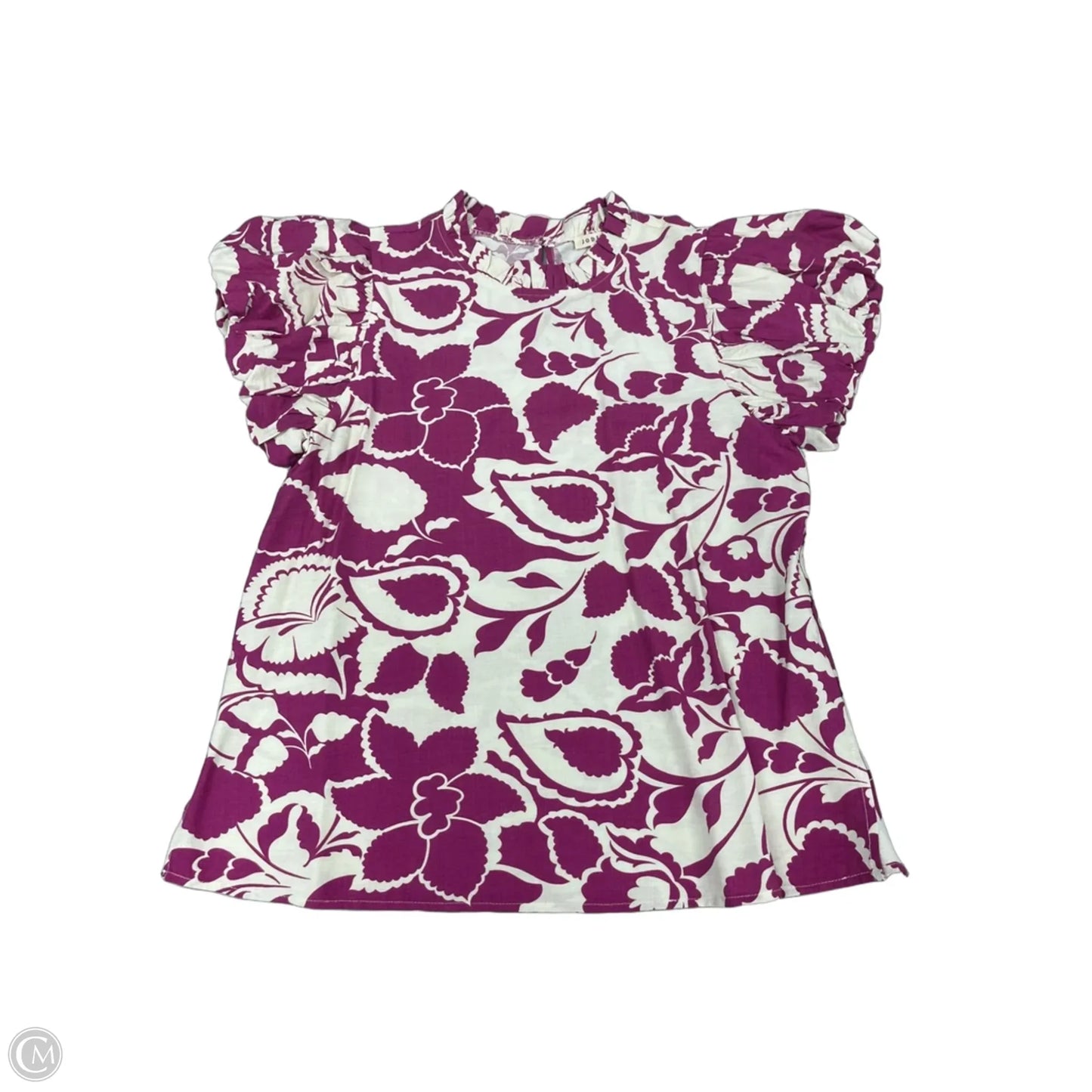 Top Short Sleeve By Jodifl In Purple, Size: S