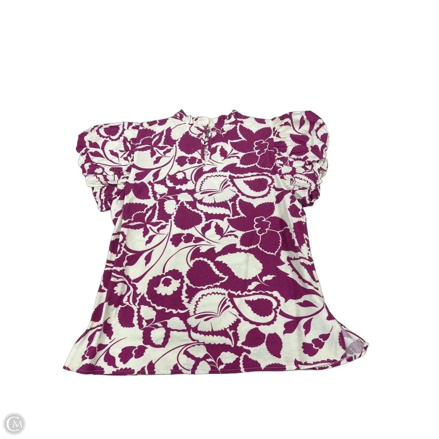 Top Short Sleeve By Jodifl In Purple, Size: S