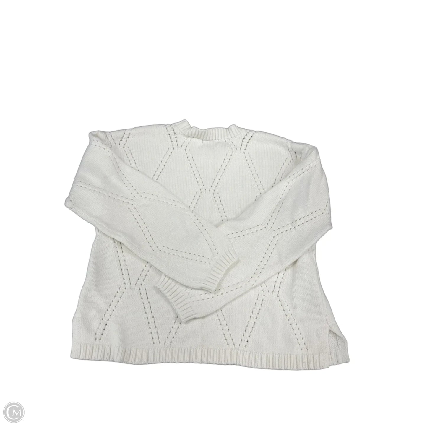 Sweater By Halogen In White, Size: M