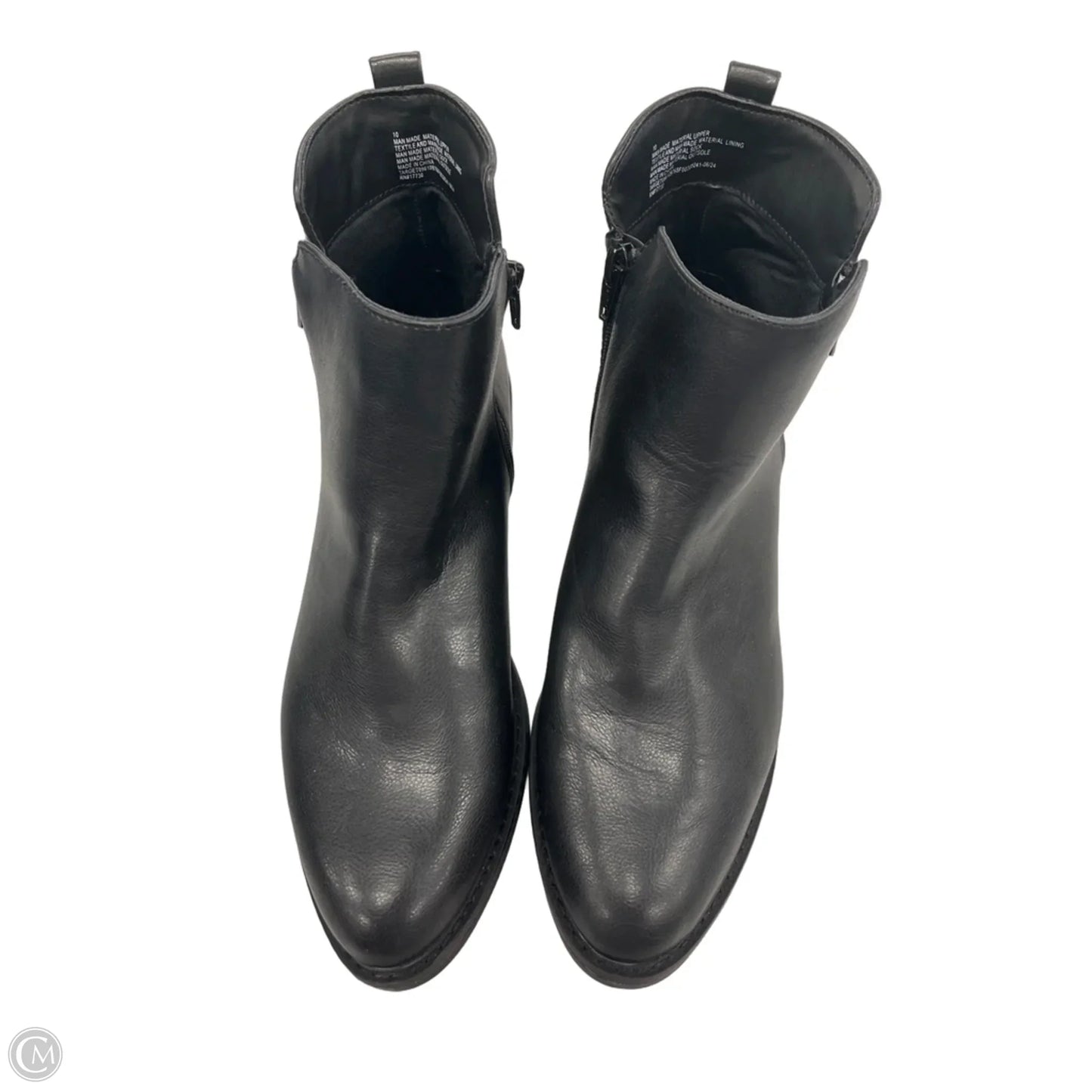 Boots Ankle Flats By Universal Thread In Black, Size: 10