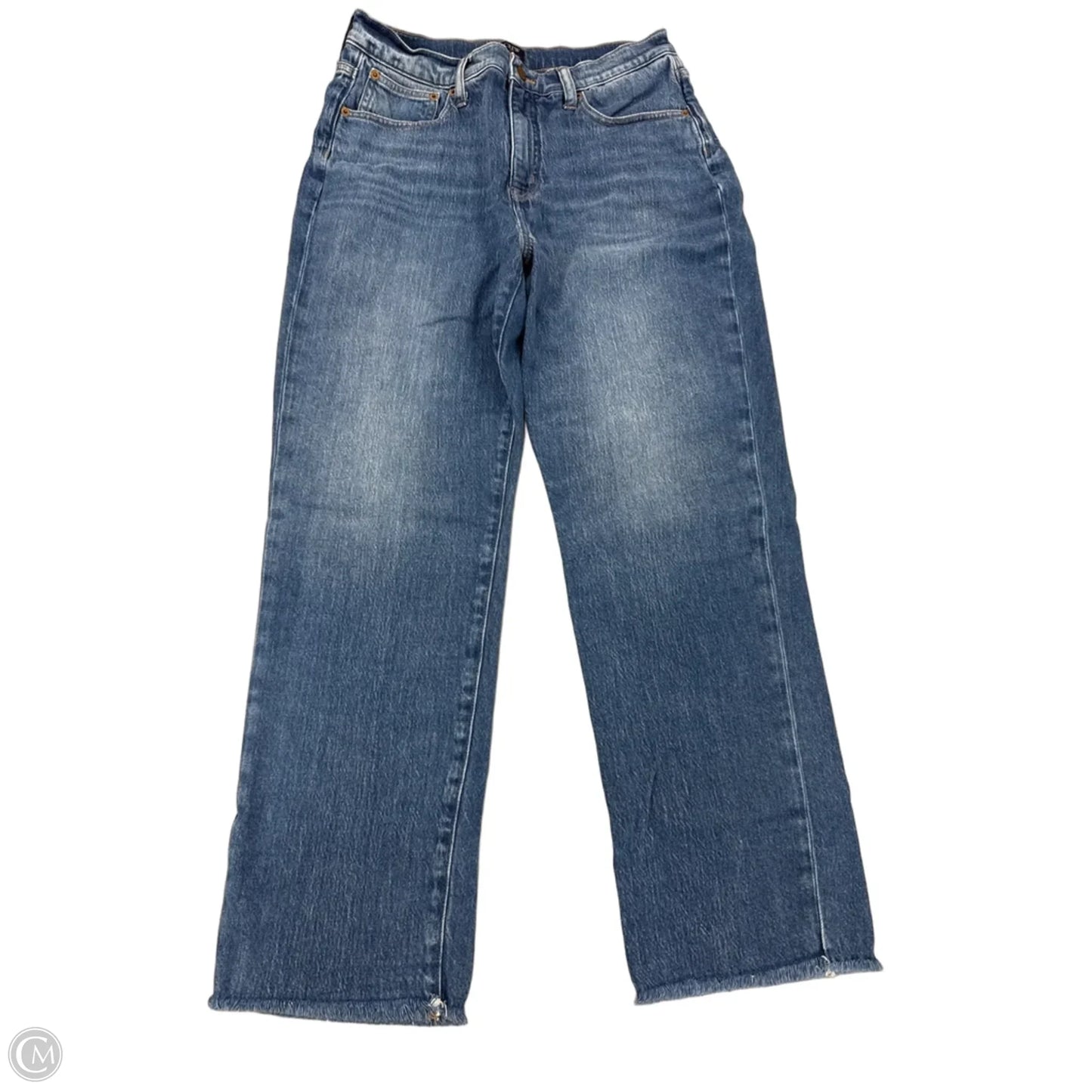 Jeans Straight By J. Crew In Blue Denim, Size: 8