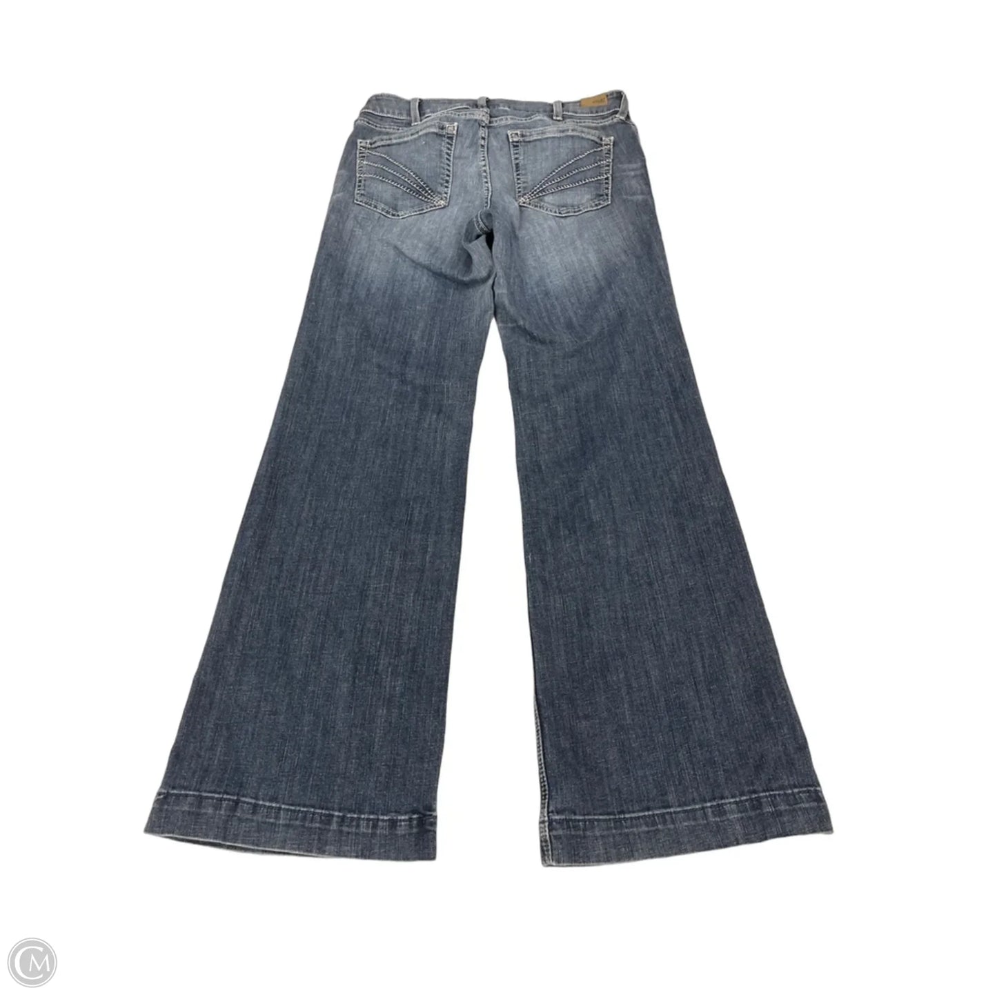 Jeans Wide Leg By Ariat In Blue Denim, Size: 10