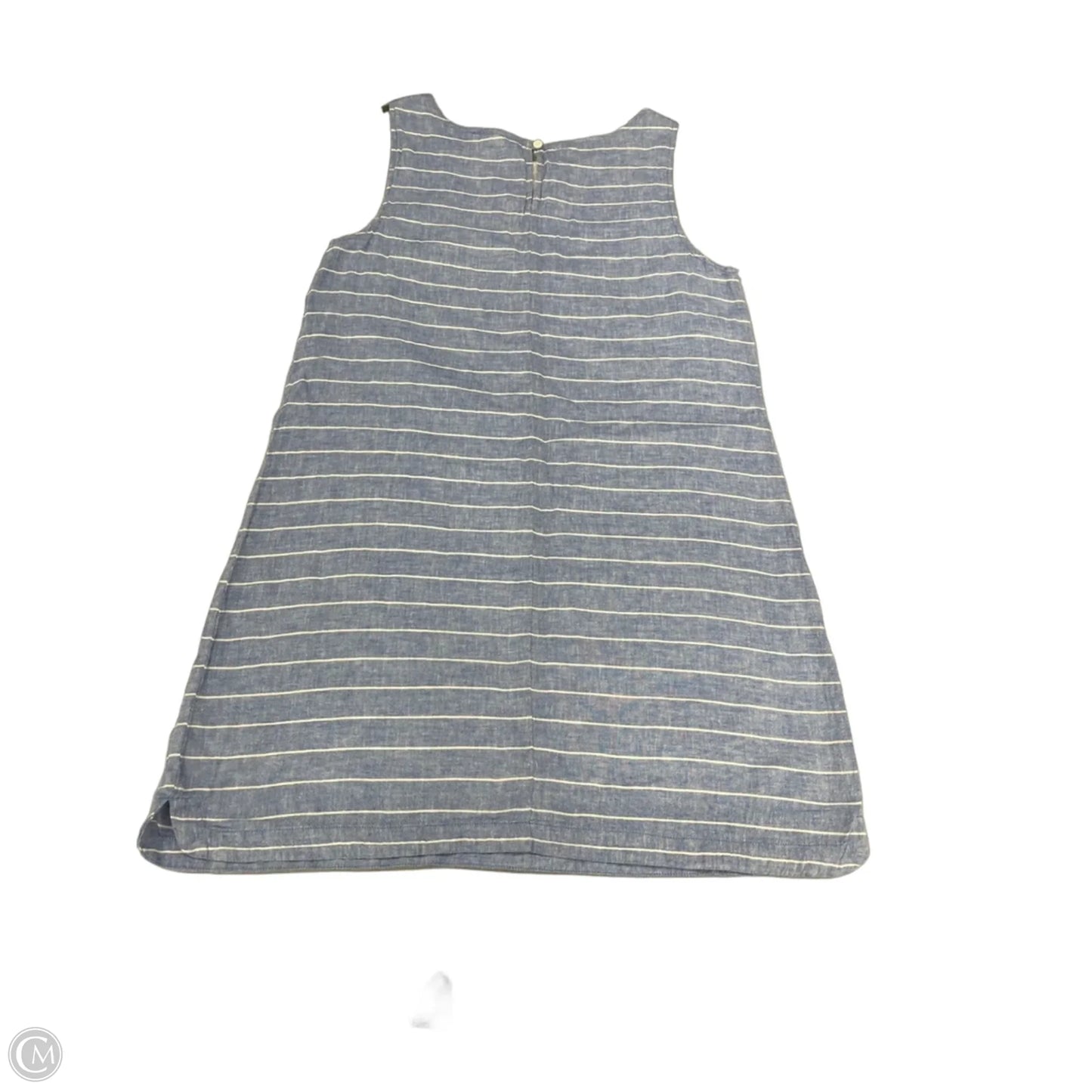 Dress Casual Short By Beachlunchlounge In Blue & White, Size: L