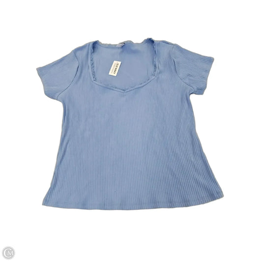 Top Short Sleeve By Old Navy In Blue, Size: Xl