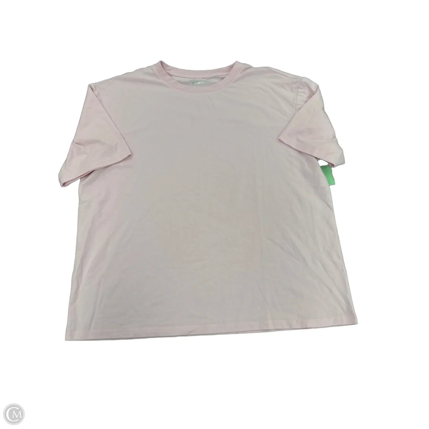 Athletic Top Short Sleeve By Cme In Pink, Size: 2x