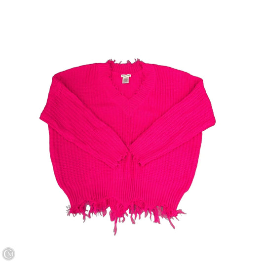 Sweater By Main Strip In Pink, Size: 2x
