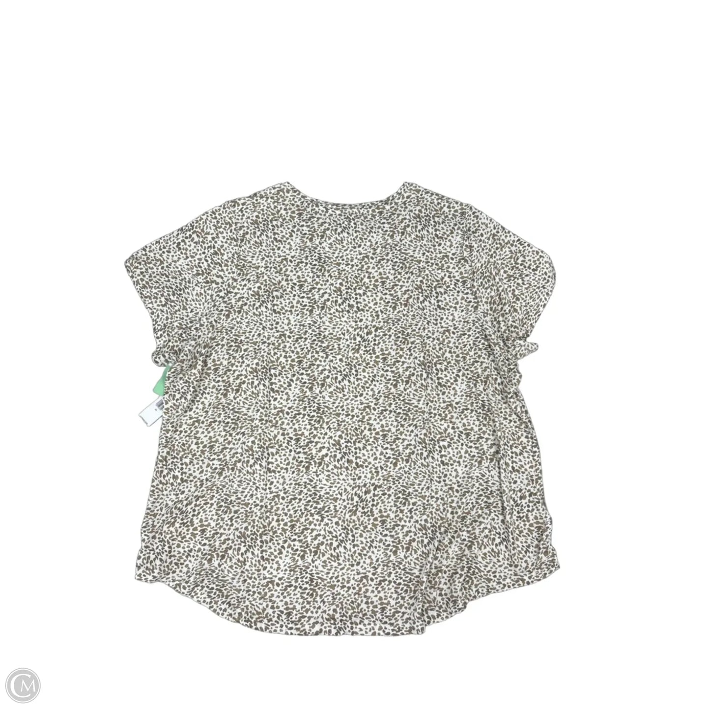 Top Short Sleeve By Old Navy In Animal Print, Size: 3x