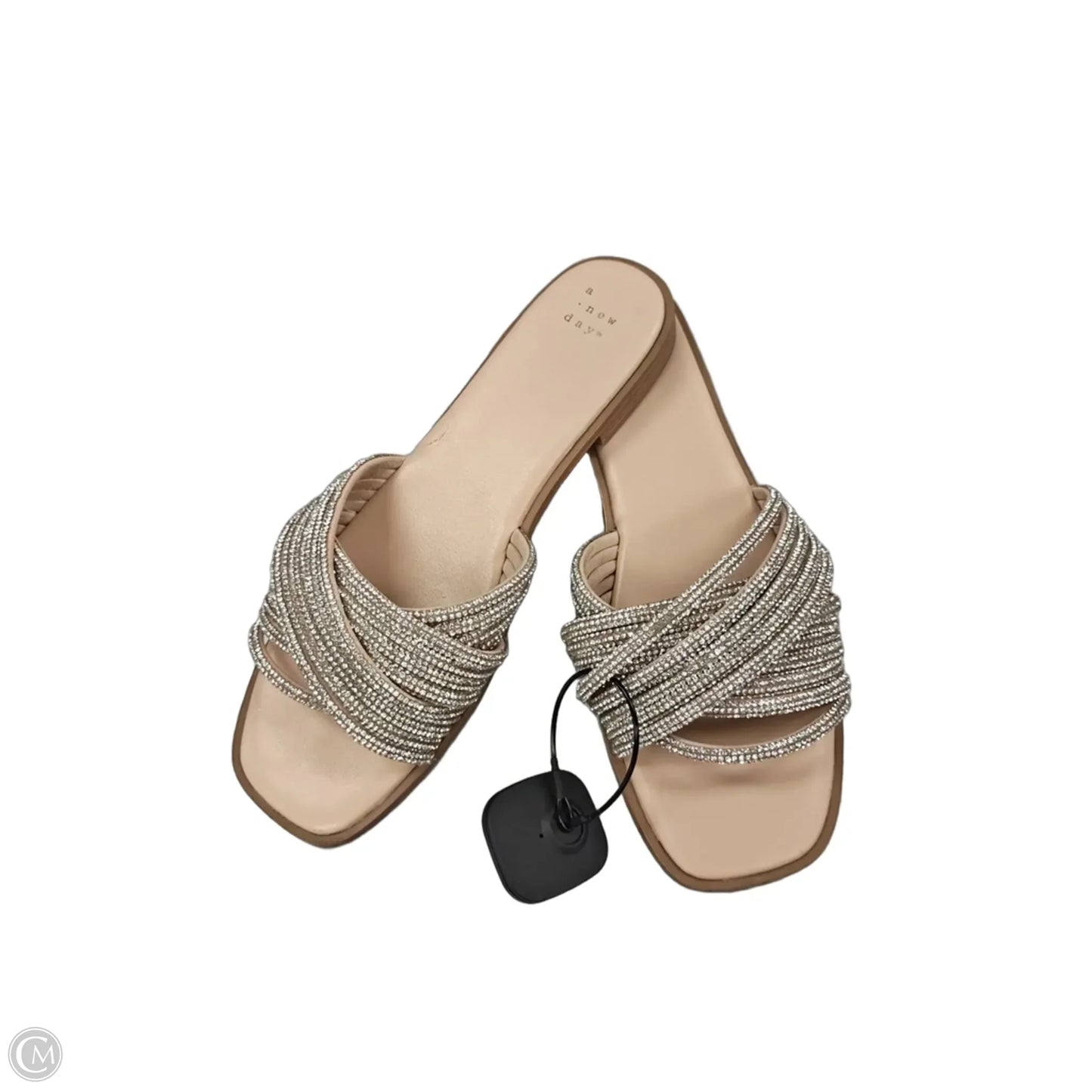 Shoes Flats By A New Day In Silver, Size: 9