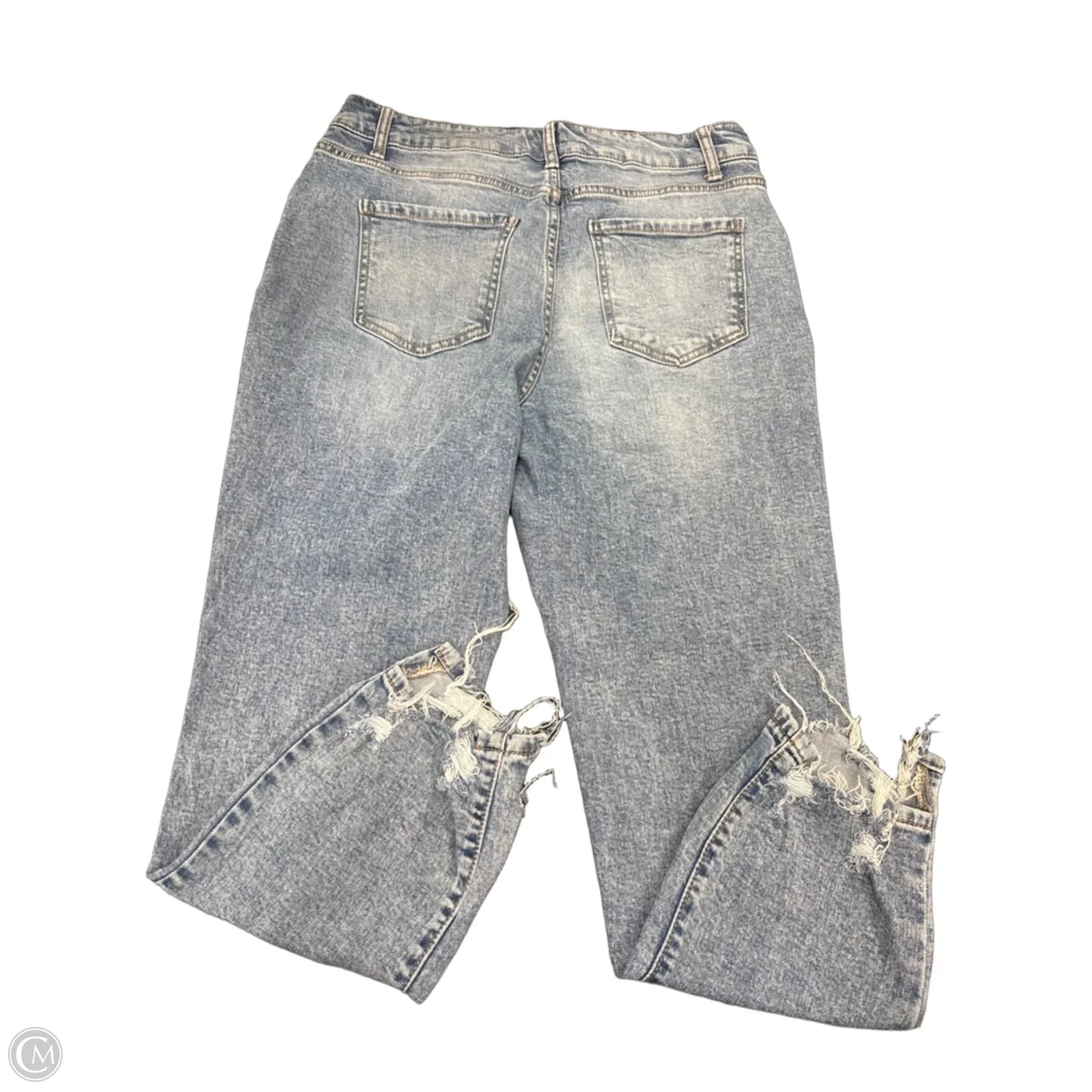 Jeans Straight By Time And Tru In Blue Denim, Size: 10