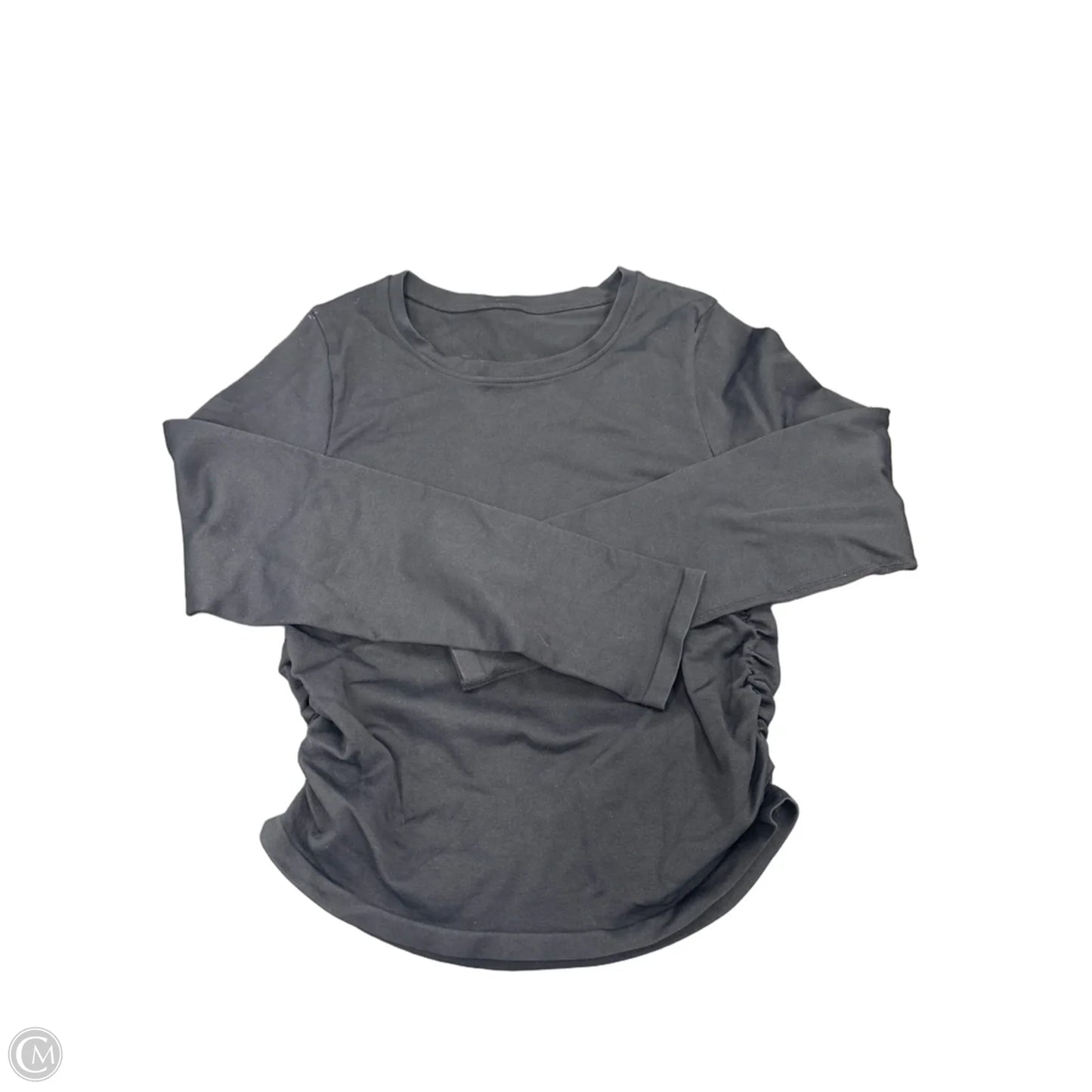 Athletic Top Long Sleeve Crewneck By Oqq In Black, Size: L