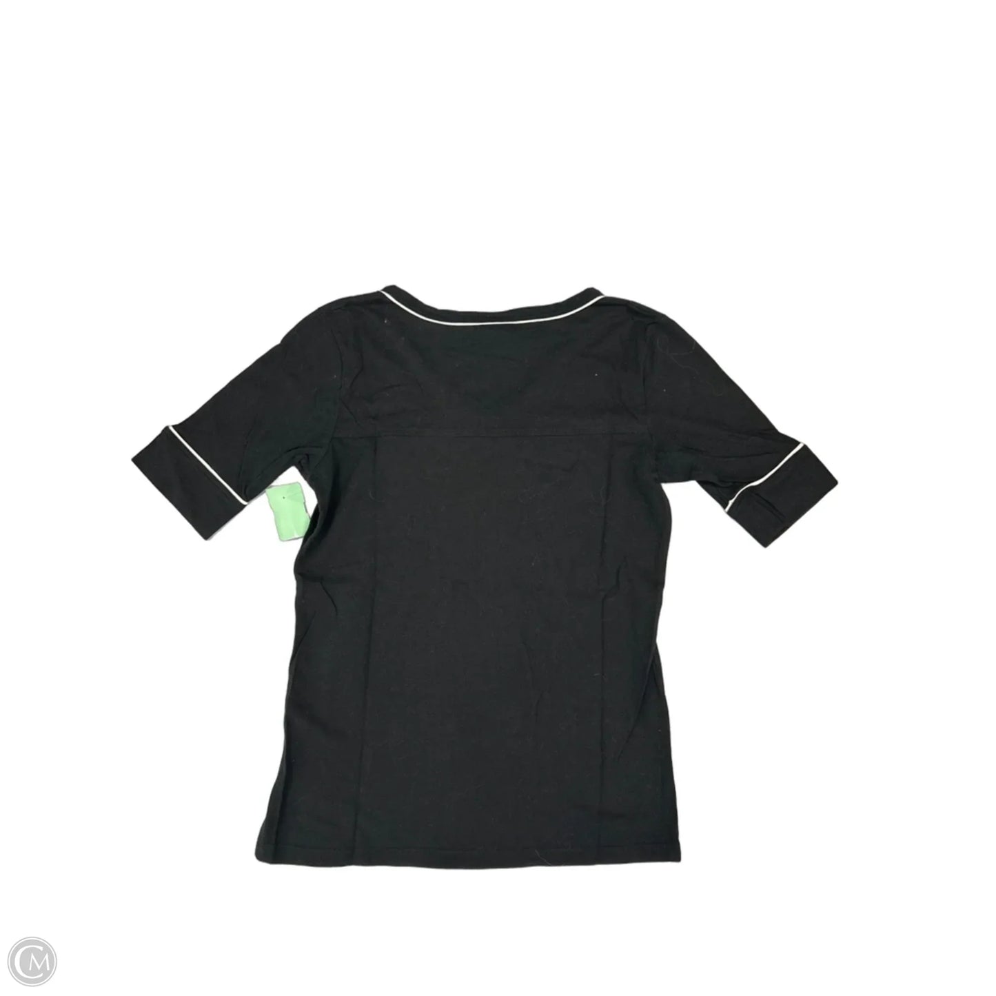 Top Short Sleeve By Cme In Black, Size: S