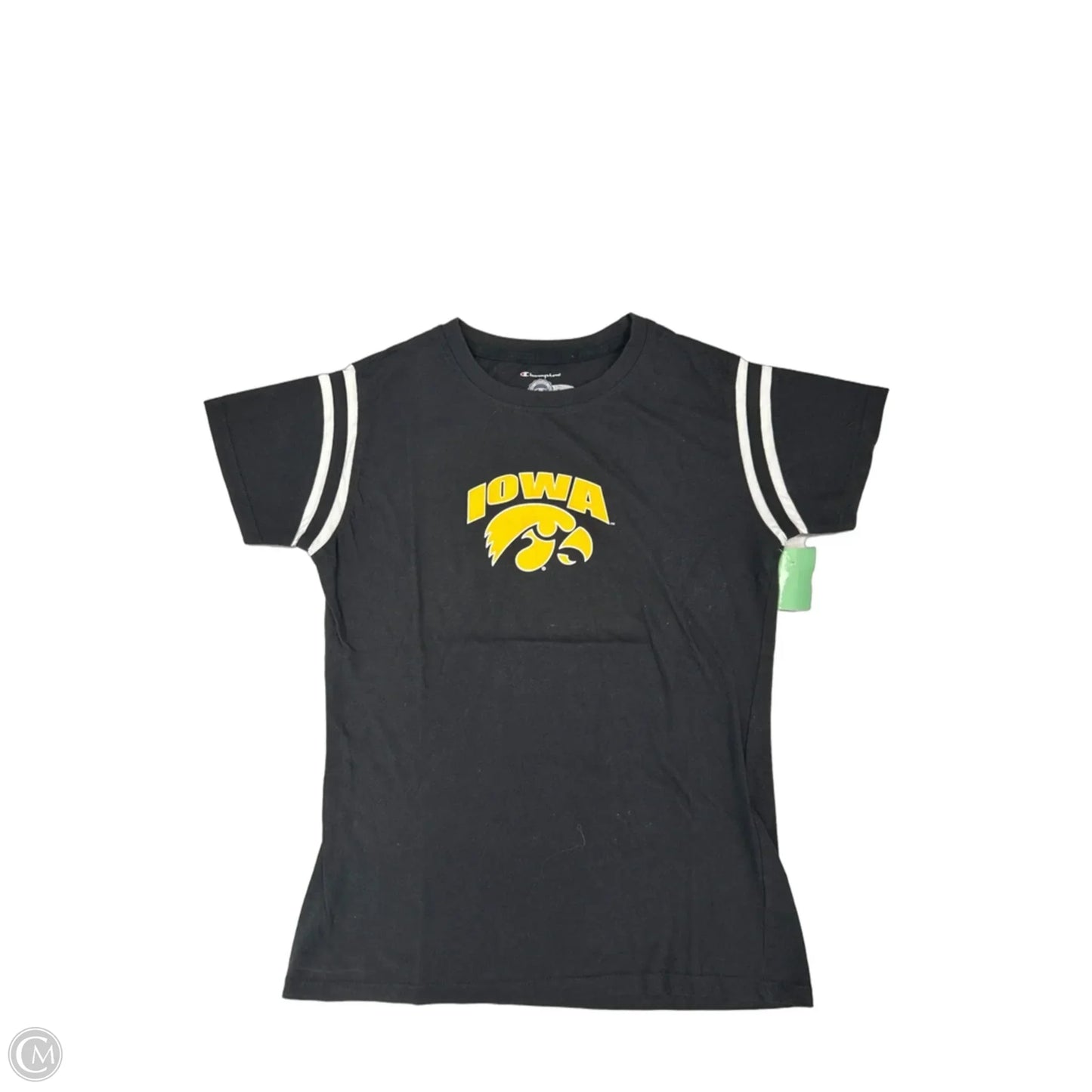 Top Short Sleeve By Champion In Black, Size: M