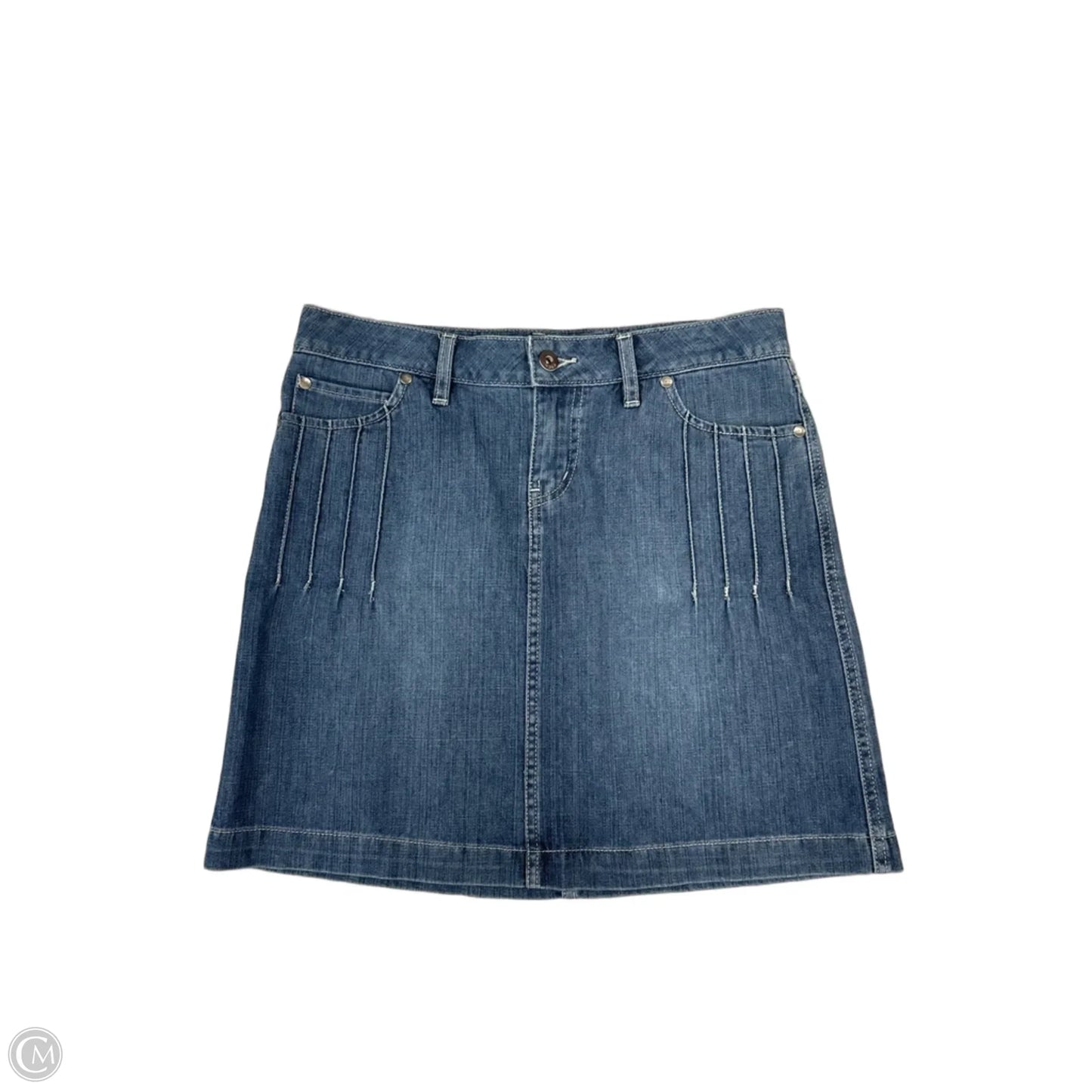 Skirt Mini & Short By Cme In Blue Denim, Size: 0