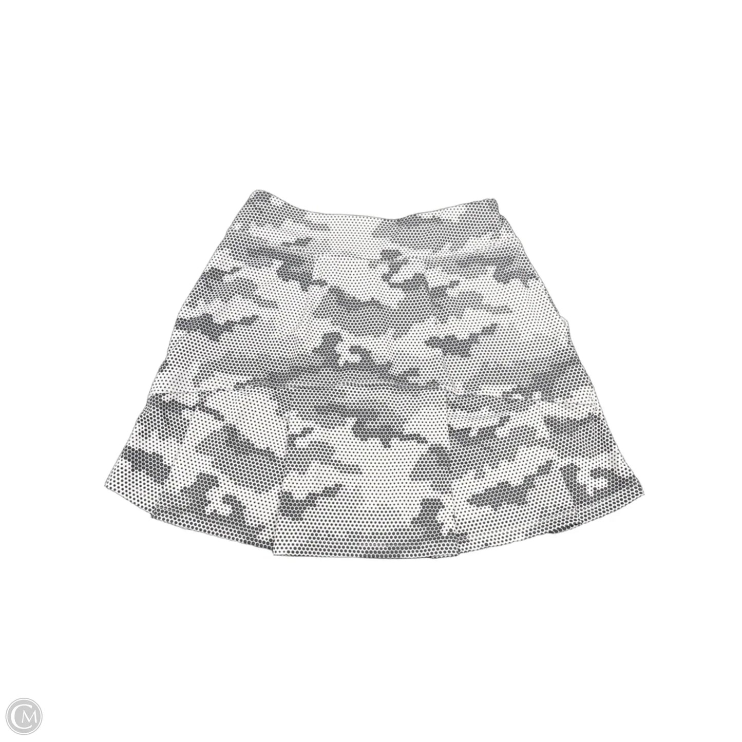 Athletic Skort By Cme In Grey & White, Size: S