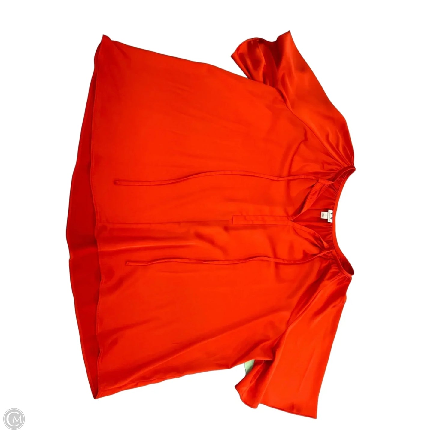 Top Short Sleeve By Worthington In Orange, Size: Xl