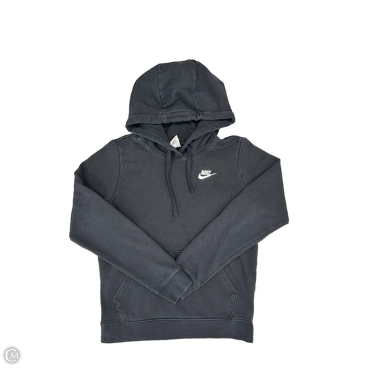 Sweatshirt Hoodie By Nike In Black, Size: Xs