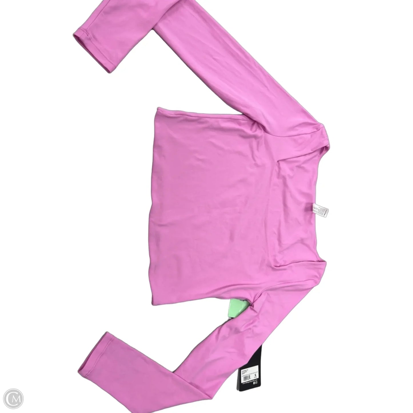 Athletic Top Long Sleeve Crewneck By 90 Degrees By Reflex In Pink, Size: S