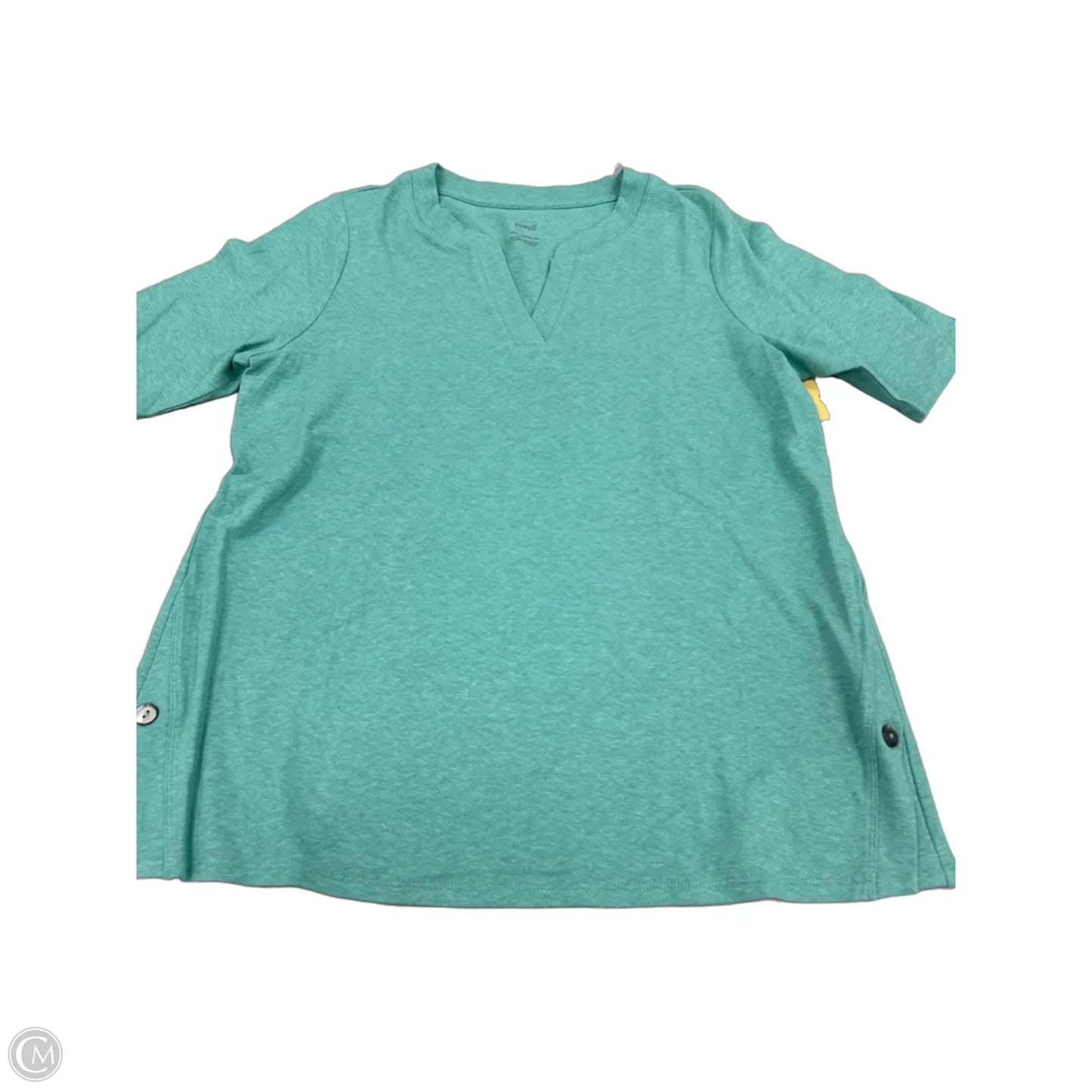 Top Short Sleeve By Pure Jill In Teal, Size: S