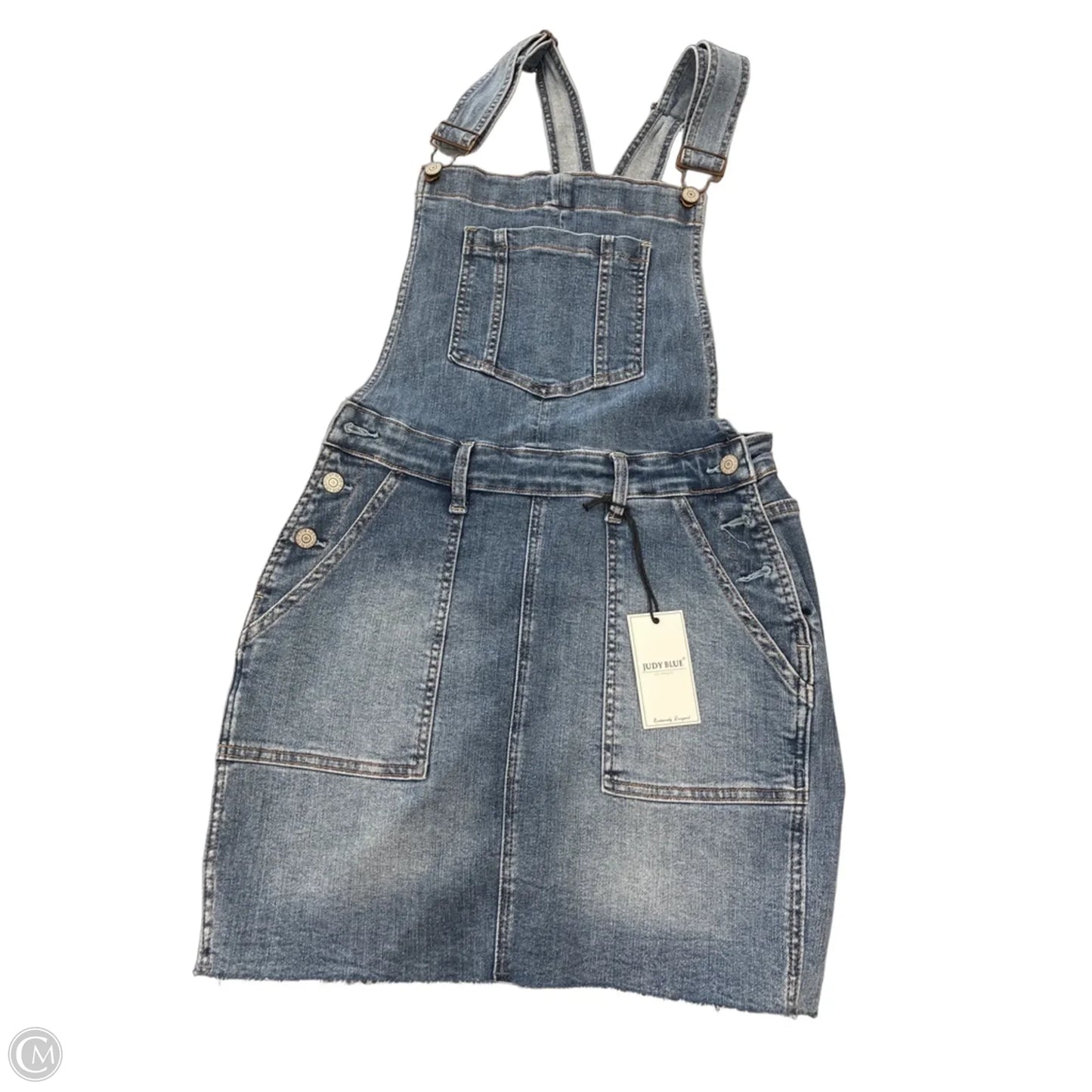 Shortalls By Judy Blue In Blue Denim, Size: M