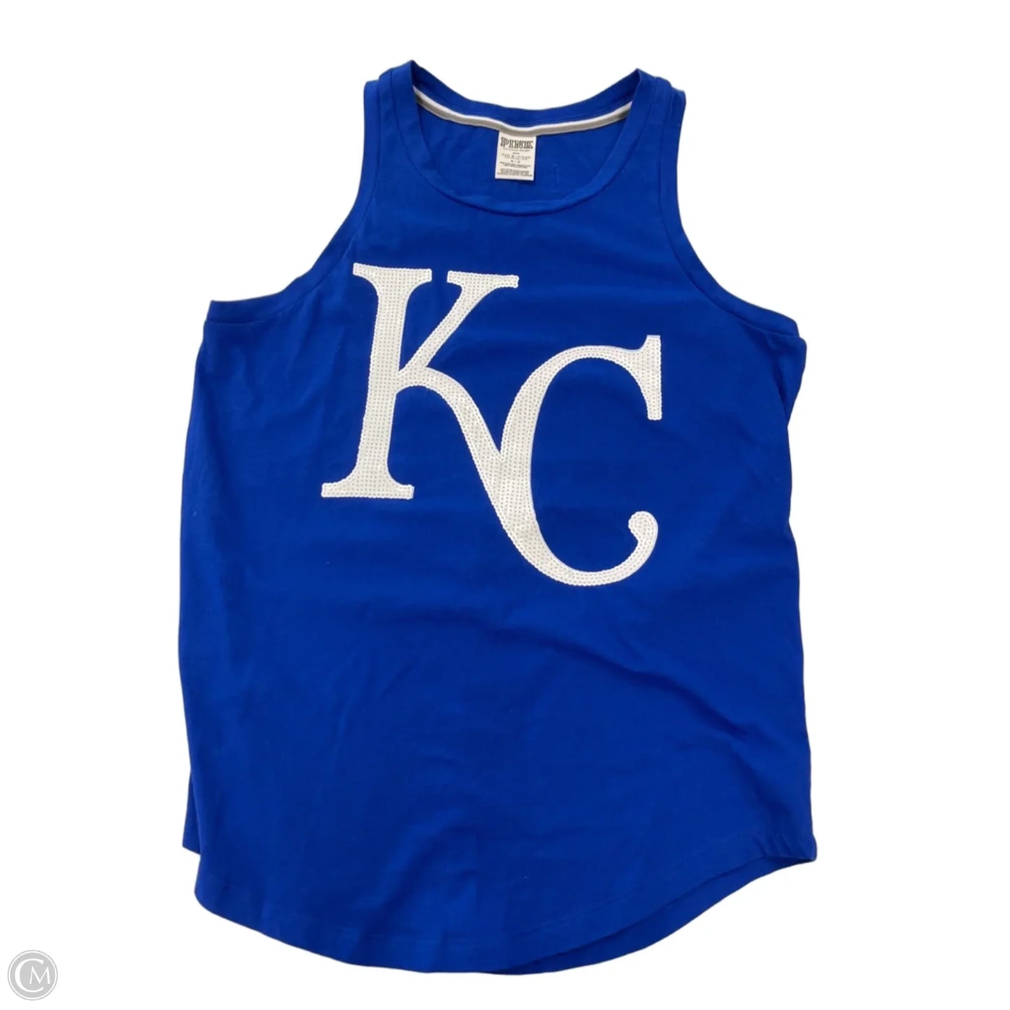 Tank Top By Pink In Blue, Size: S