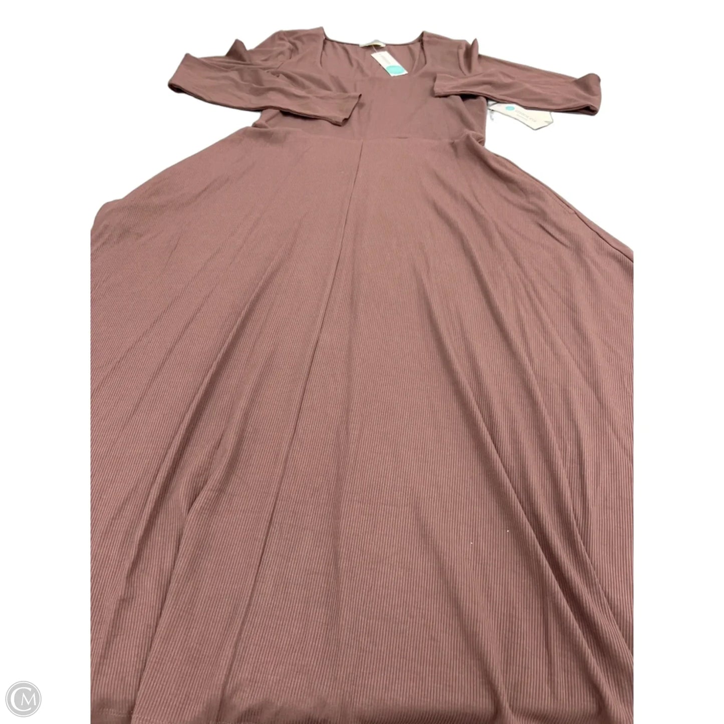 Dress Casual Midi By Nine Britton In Brown, Size: M