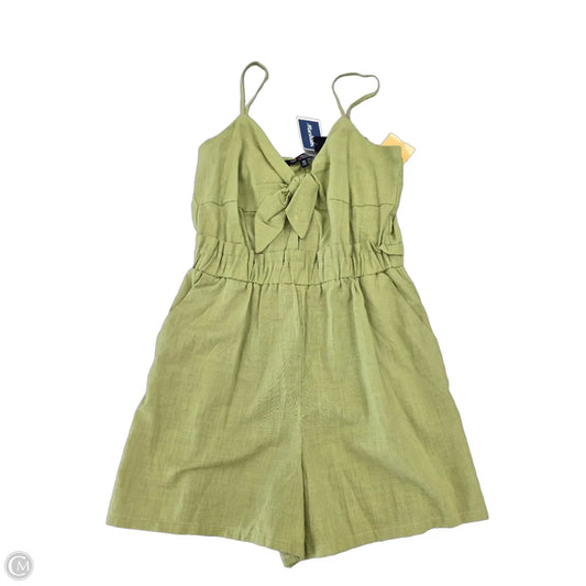 Romper By One Clothing In Green, Size: M