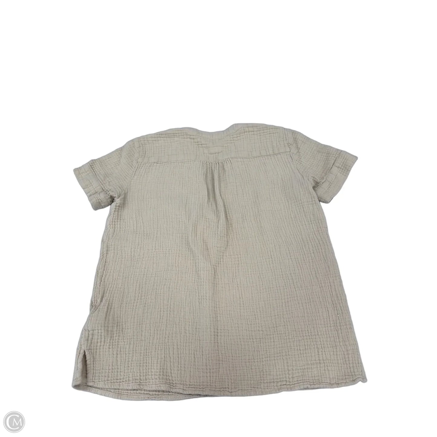 Top Short Sleeve By J. Crew In Tan, Size: Xs
