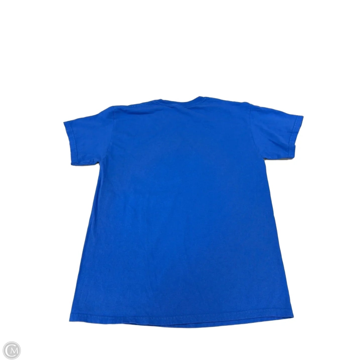 Top Short Sleeve By Cmf In Blue, Size: M