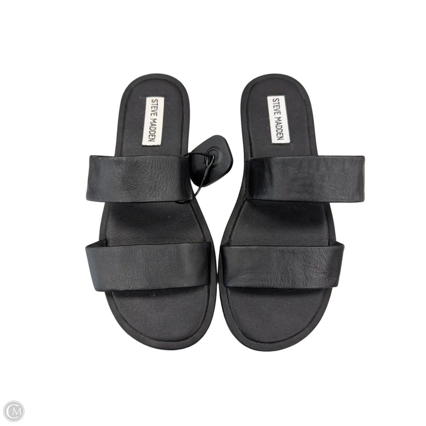 Sandals Flats By Steve Madden In Black, Size: 7