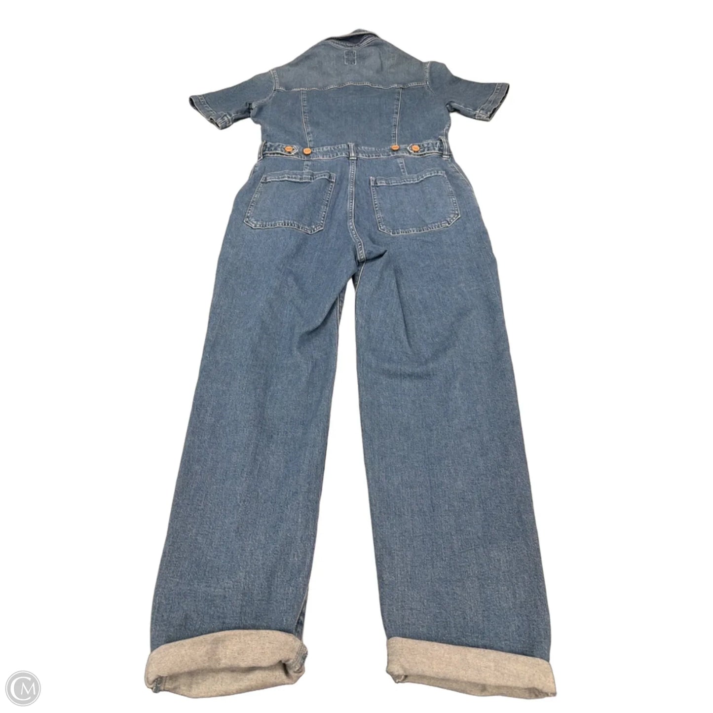 Jumpsuit By Gap In Blue Denim, Size: 4