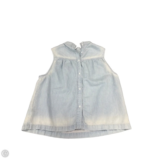 Top Sleeveless By Bella Dahl In Blue, Size: M