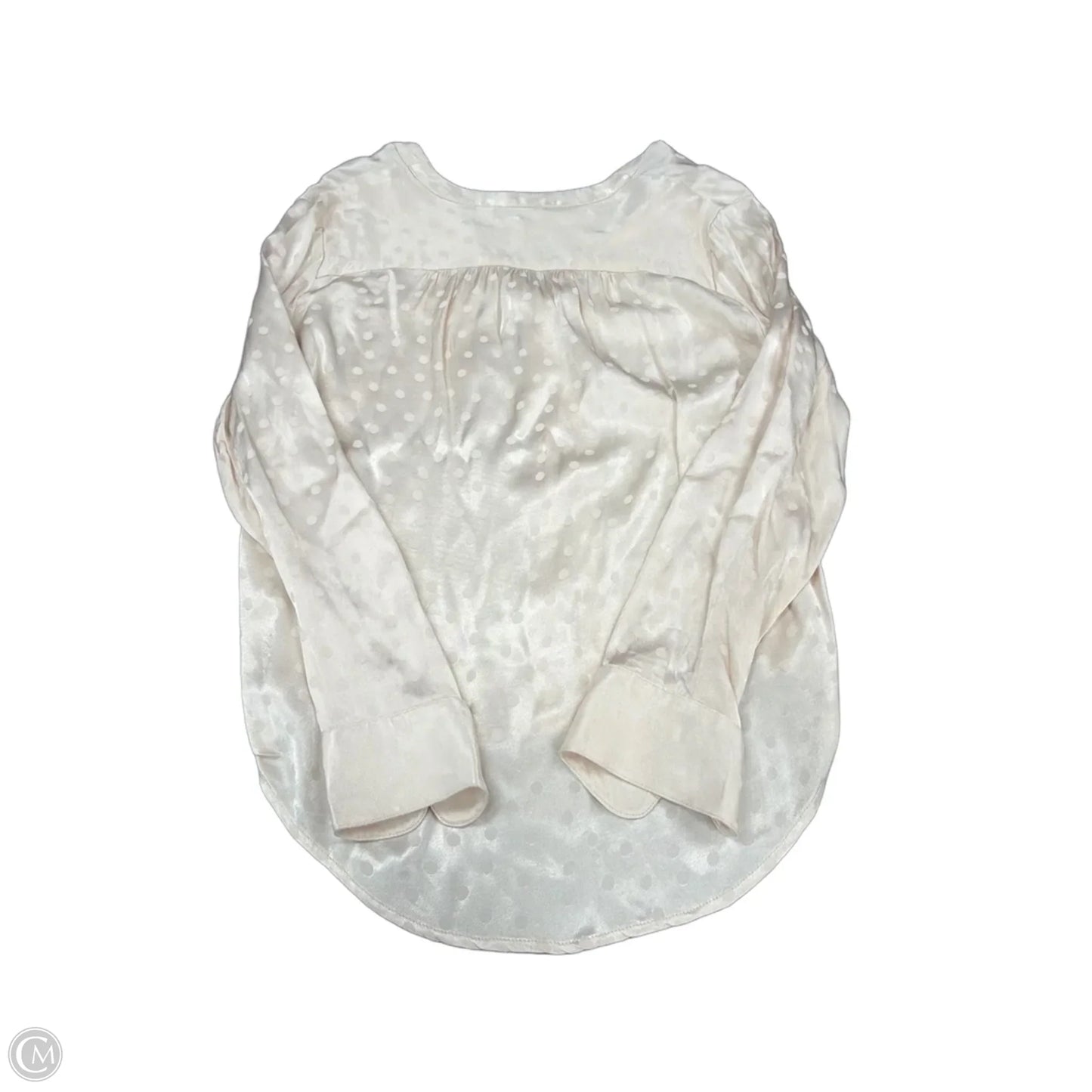 Top Long Sleeve By Heartloom In Cream, Size: M