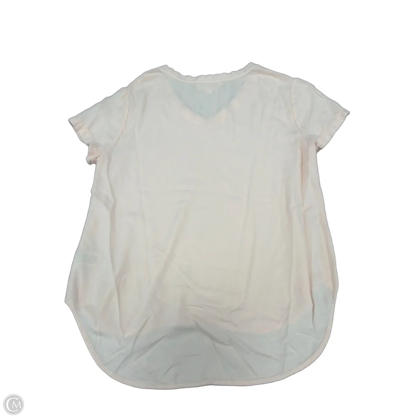 Top Short Sleeve By Cloth & Stone In Peach, Size: M