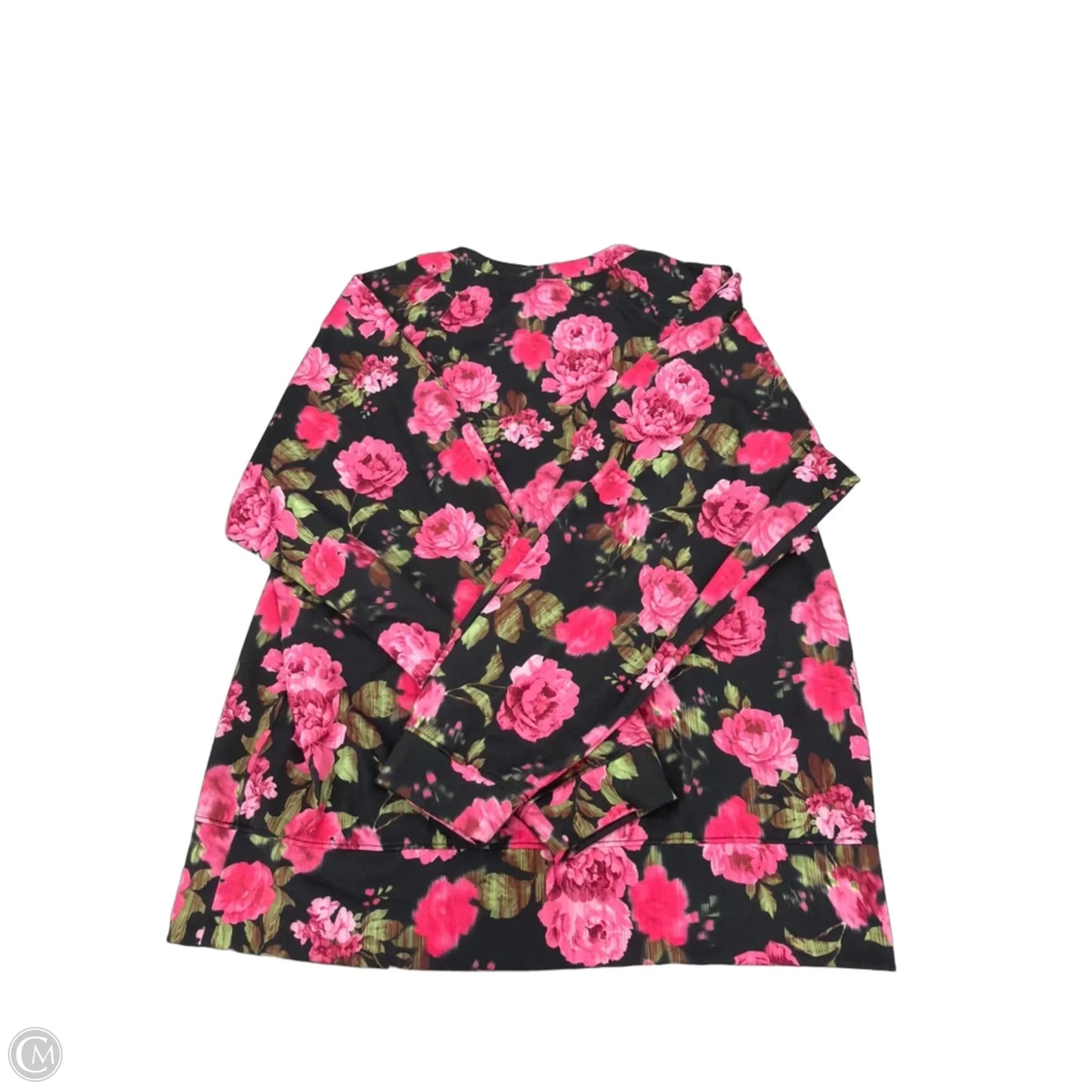 Top Long Sleeve By Nally And Millie In Floral Print, Size: S