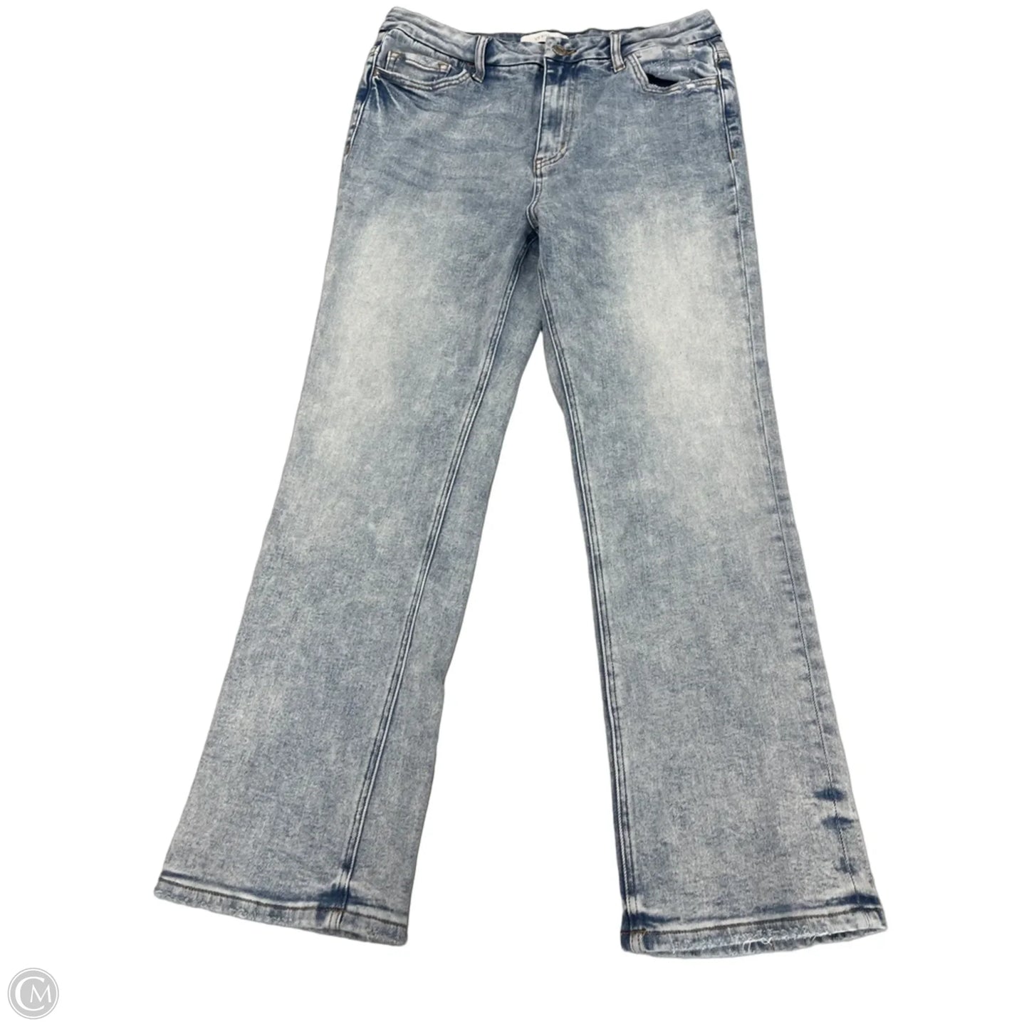 Jeans Boot Cut By Vervet In Blue Denim, Size: 14