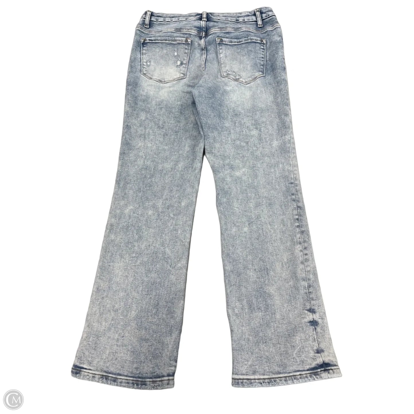 Jeans Boot Cut By Vervet In Blue Denim, Size: 14