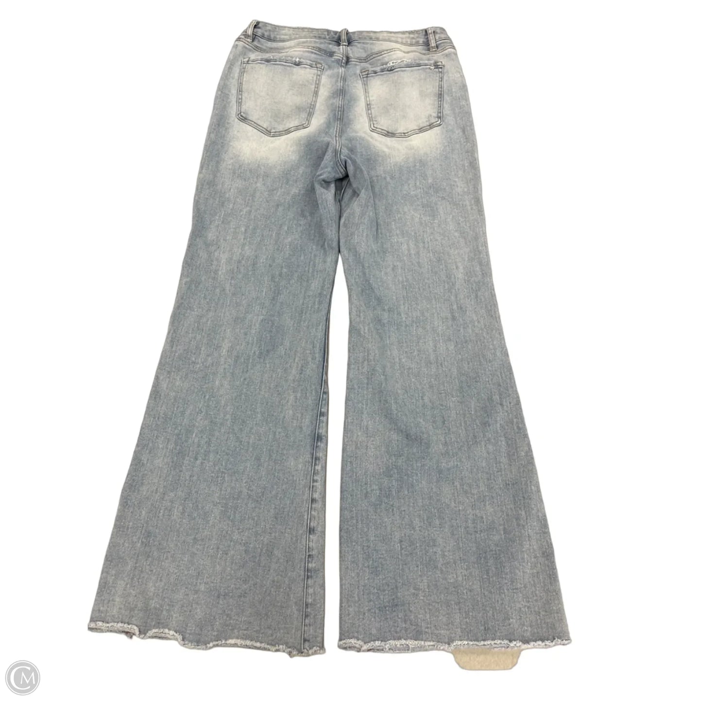 Jeans Wide Leg By Micas In Blue Denim, Size: 14