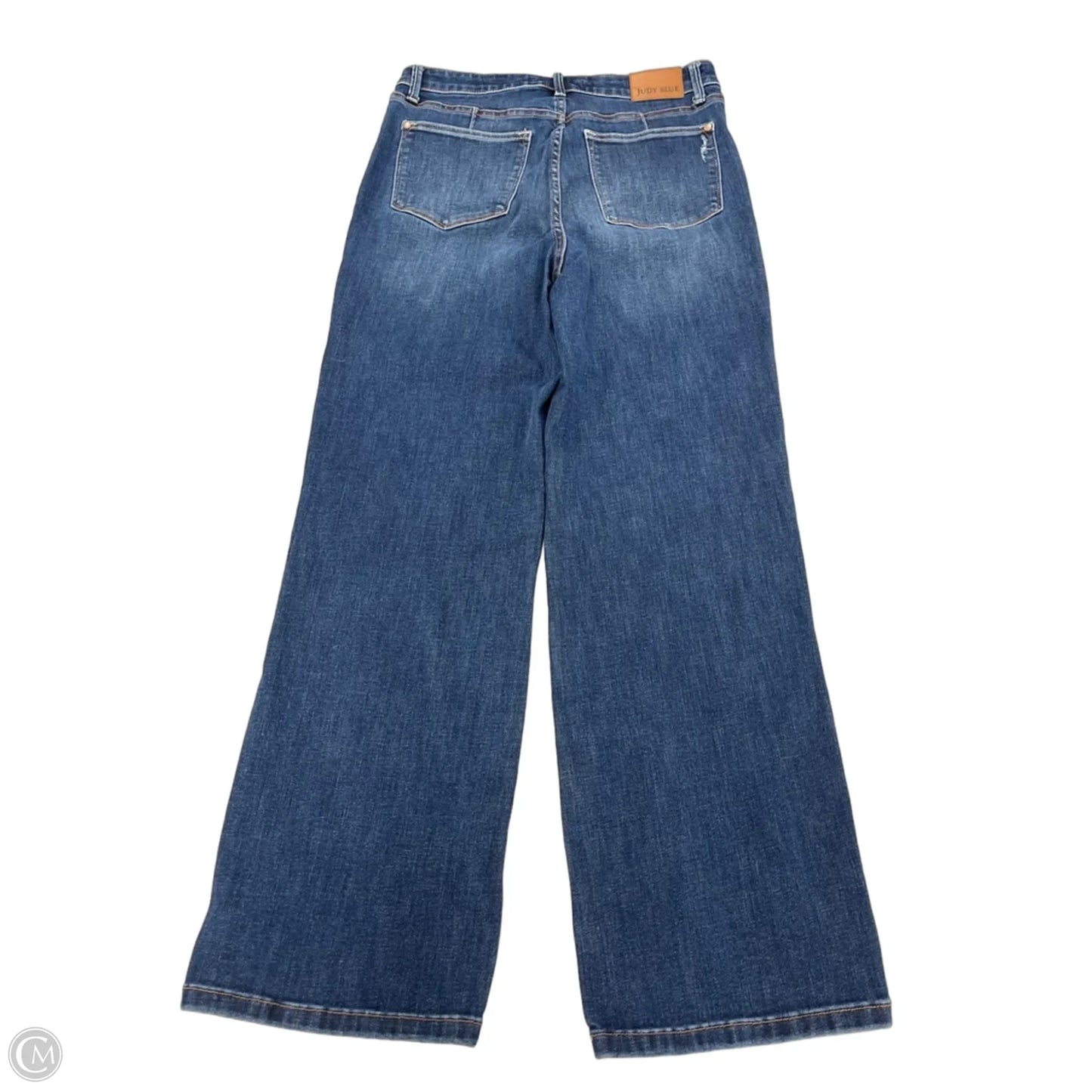 Jeans Straight By Judy Blue In Blue Denim, Size: 14