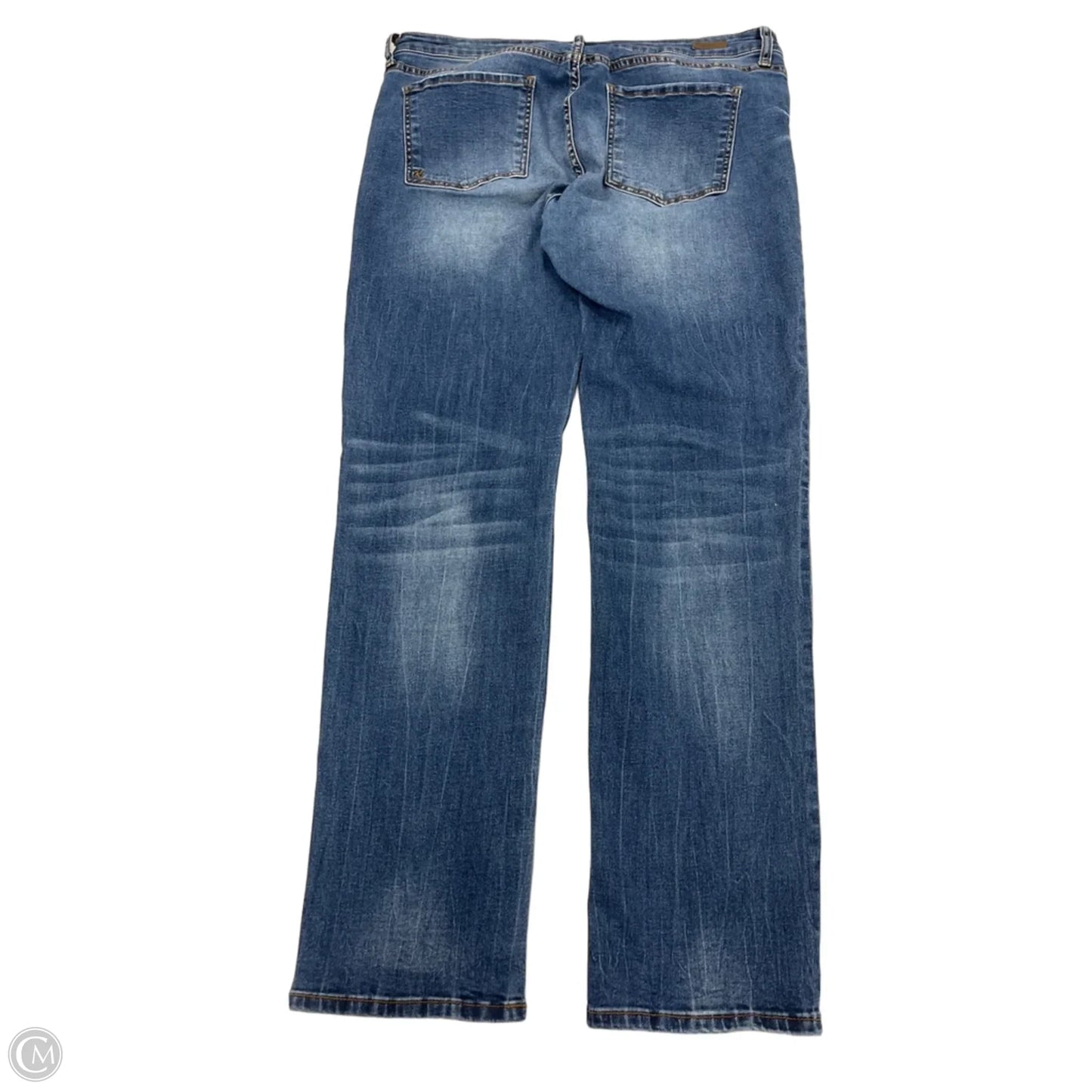 Jeans Boyfriend By Kut In Blue Denim, Size: 12