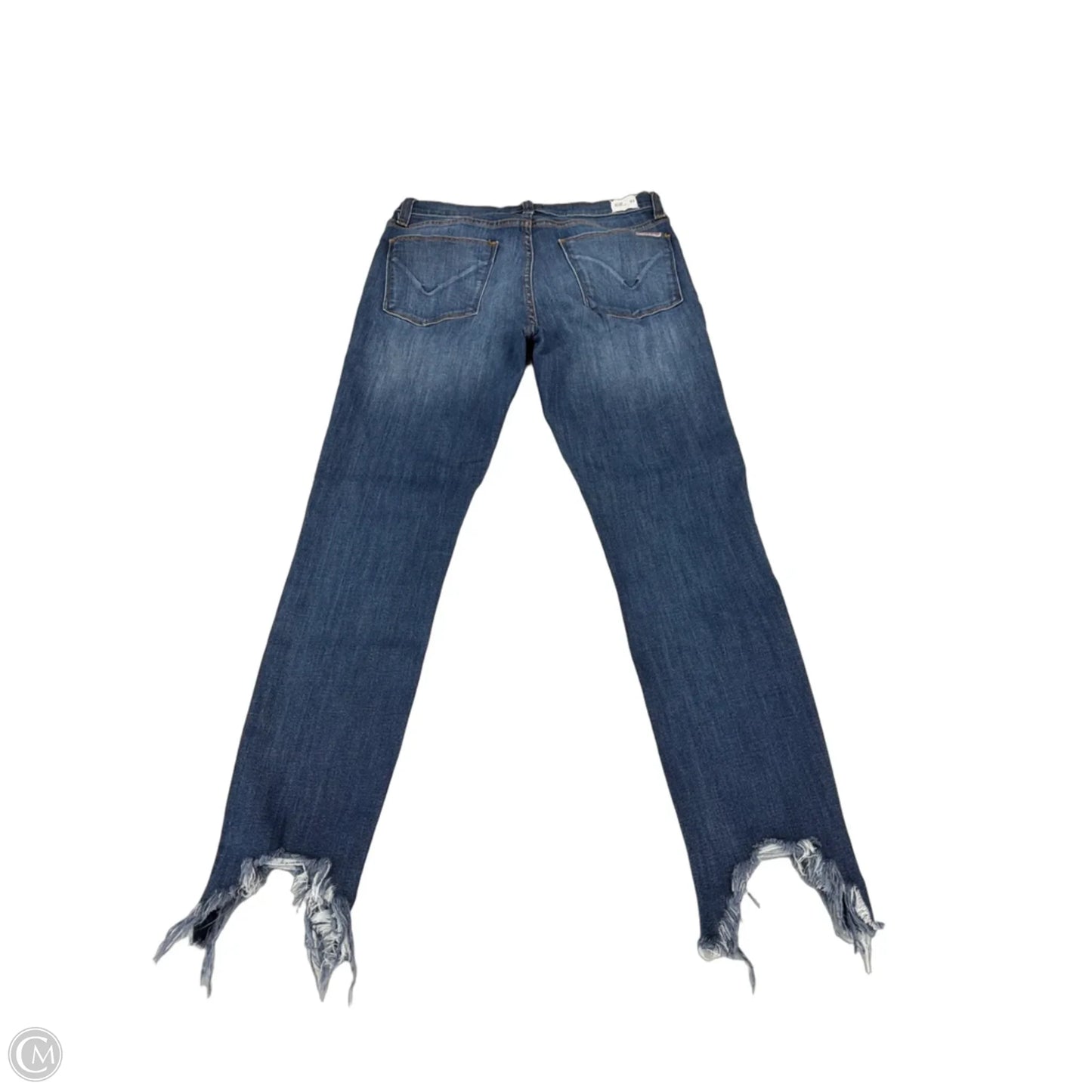 Jeans Skinny By Hudson In Blue Denim, Size: 4