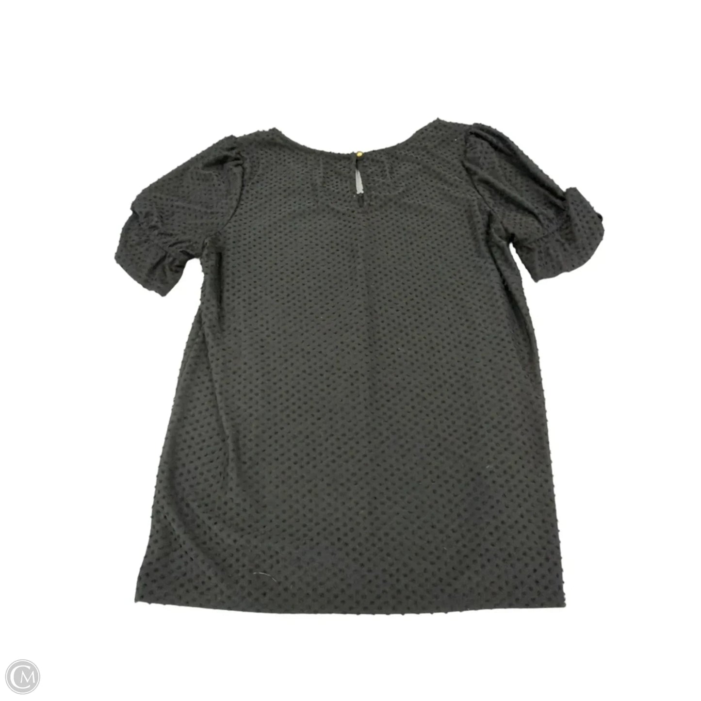 Top Short Sleeve By Reborn J In Black, Size: Xl