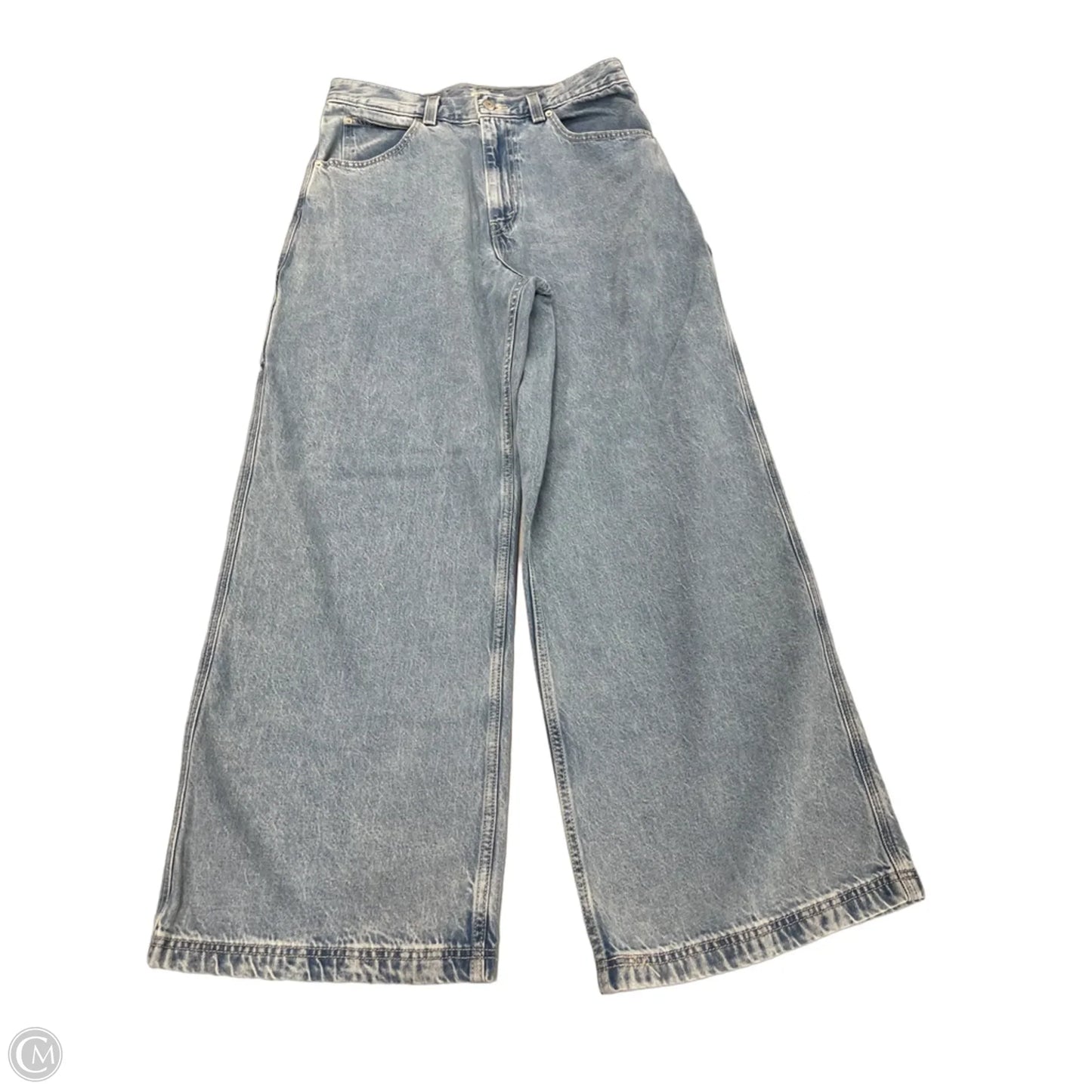 Jeans Wide Leg By Levis In Blue, Size: 10