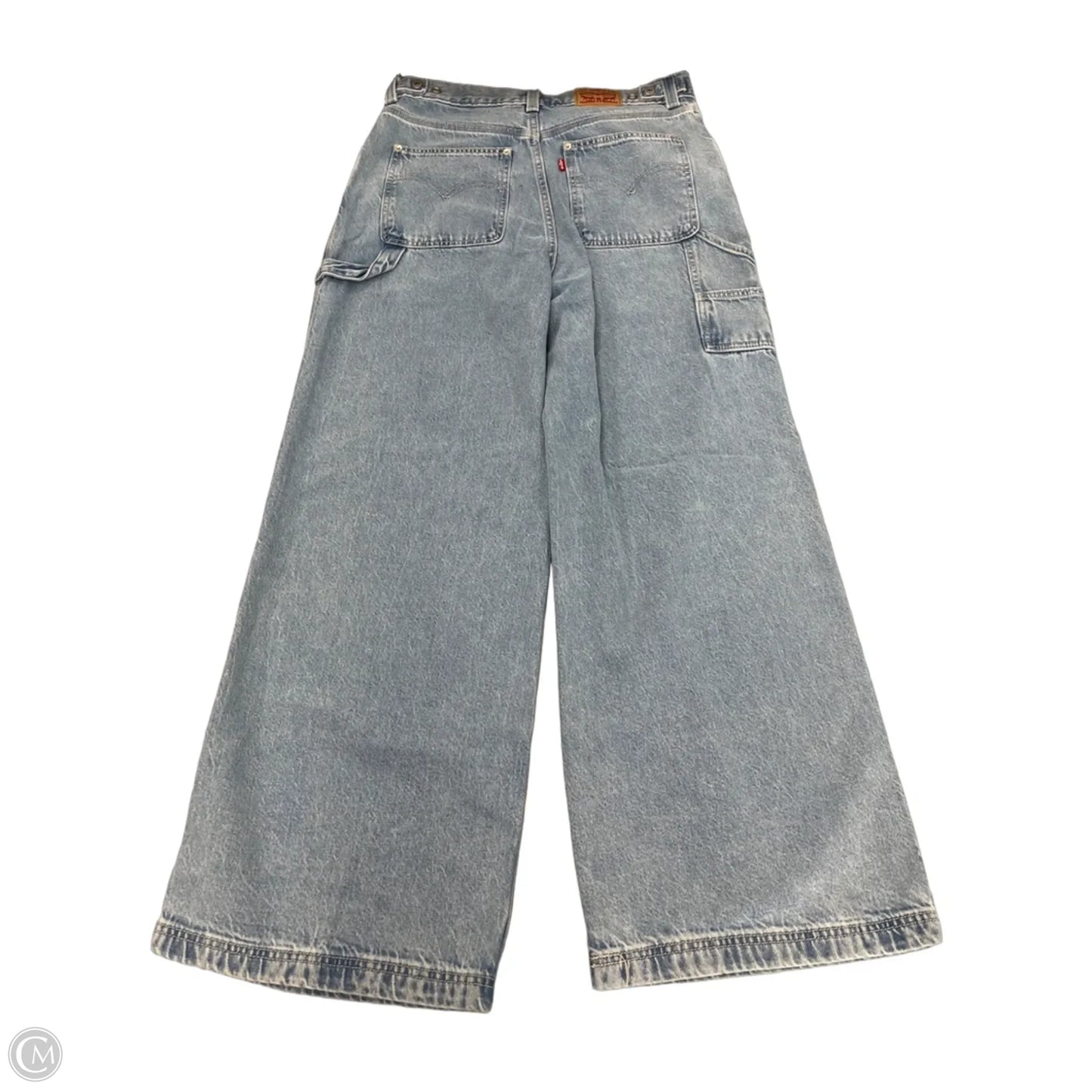 Jeans Wide Leg By Levis In Blue, Size: 10