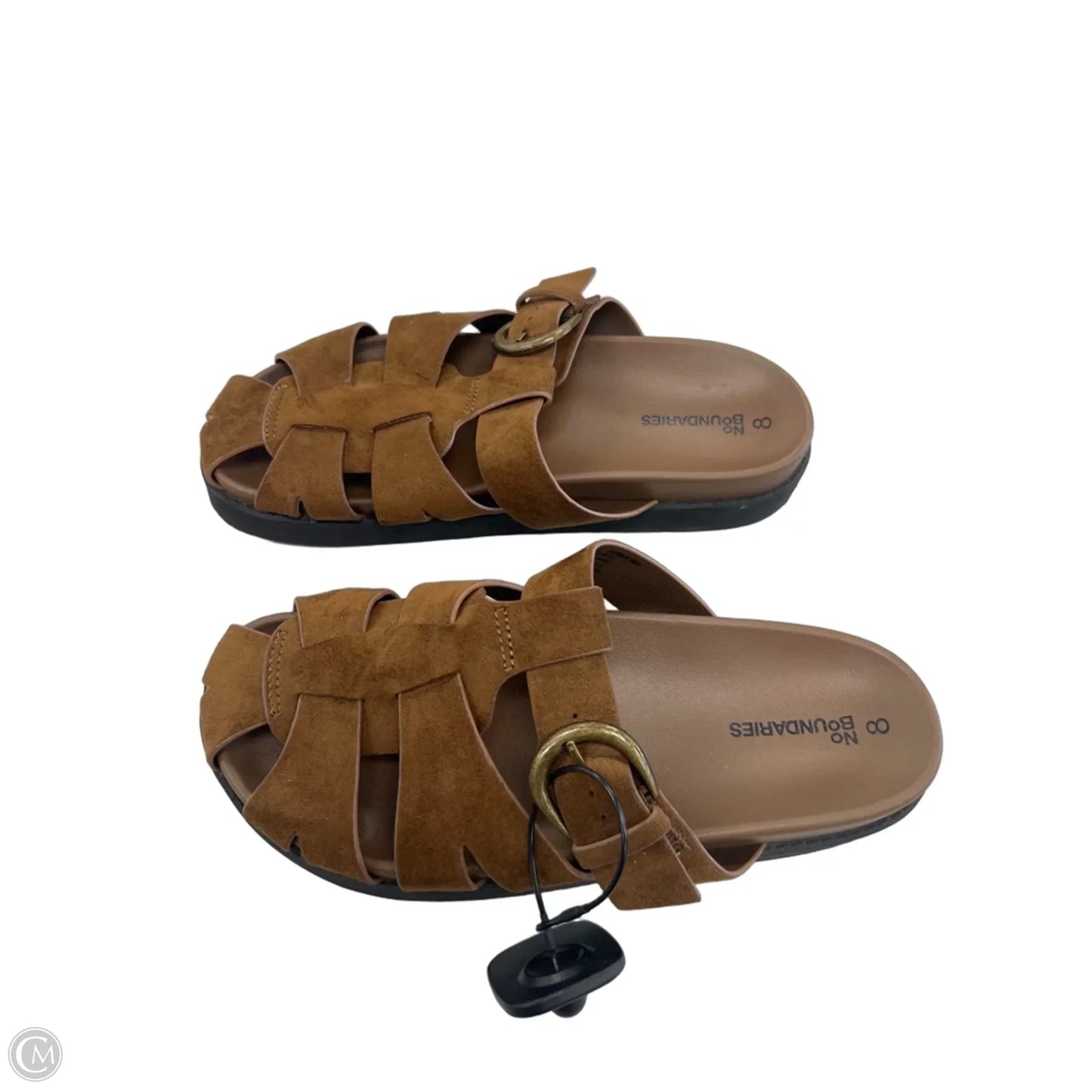 Sandals Flats By No Boundaries In Brown, Size: 8