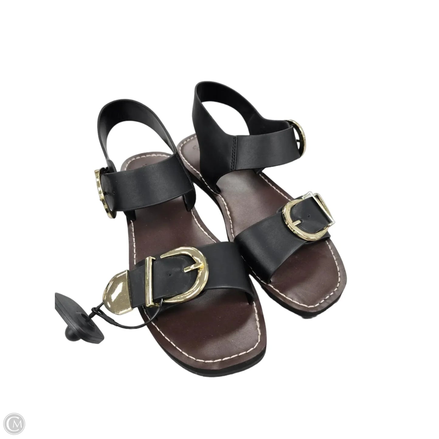 Sandals Flats By Universal Thread In Black & Brown, Size: 7