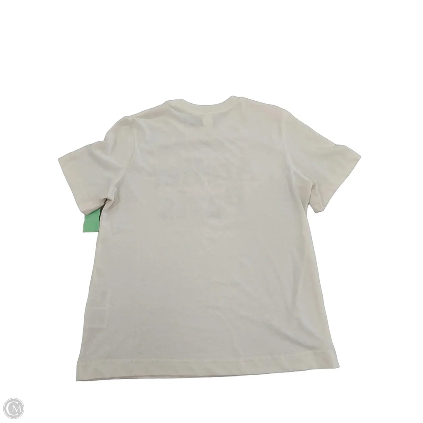 Top Short Sleeve By H&m In White, Size: Xs