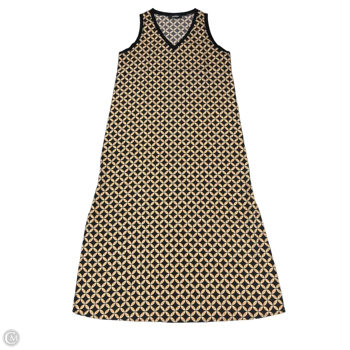 Dress Casual Maxi By Cme In Black & Tan, Size: Xs