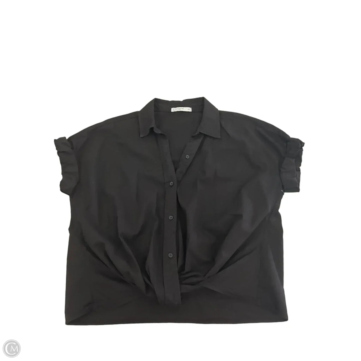 Top Short Sleeve By Stateside In Black, Size: Xs